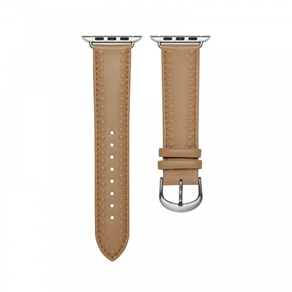 רצועה לשעון - Apple Watch SE (2022) 40mm עשוי מ - עור בצבע - חָקִי