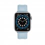 רצועה לשעון - Apple Watch SE (2022) 40mm עשוי מ - עור בצבע - כחול