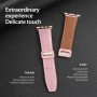 רצועה לשעון - Apple Watch SE (2022) 44mm עשוי מ - עור בצבע - ורוד