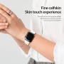 רצועה לשעון - Apple Watch SE (2022) 44mm עשוי מ - עור בצבע - לבן
