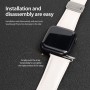 רצועה לשעון - Apple Watch SE (2022) 44mm עשוי מ - עור בצבע - לבן