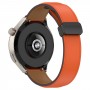 רצועה לשעון - Huawei Watch 4 עשוי מ - עור בצבע - תפוז