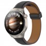 רצועה לשעון - Huawei Watch 4 עשוי מ - עור בצבע - שחור