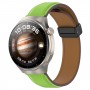 רצועה לשעון - Huawei Watch 4 עשוי מ - עור בצבע - ירוק