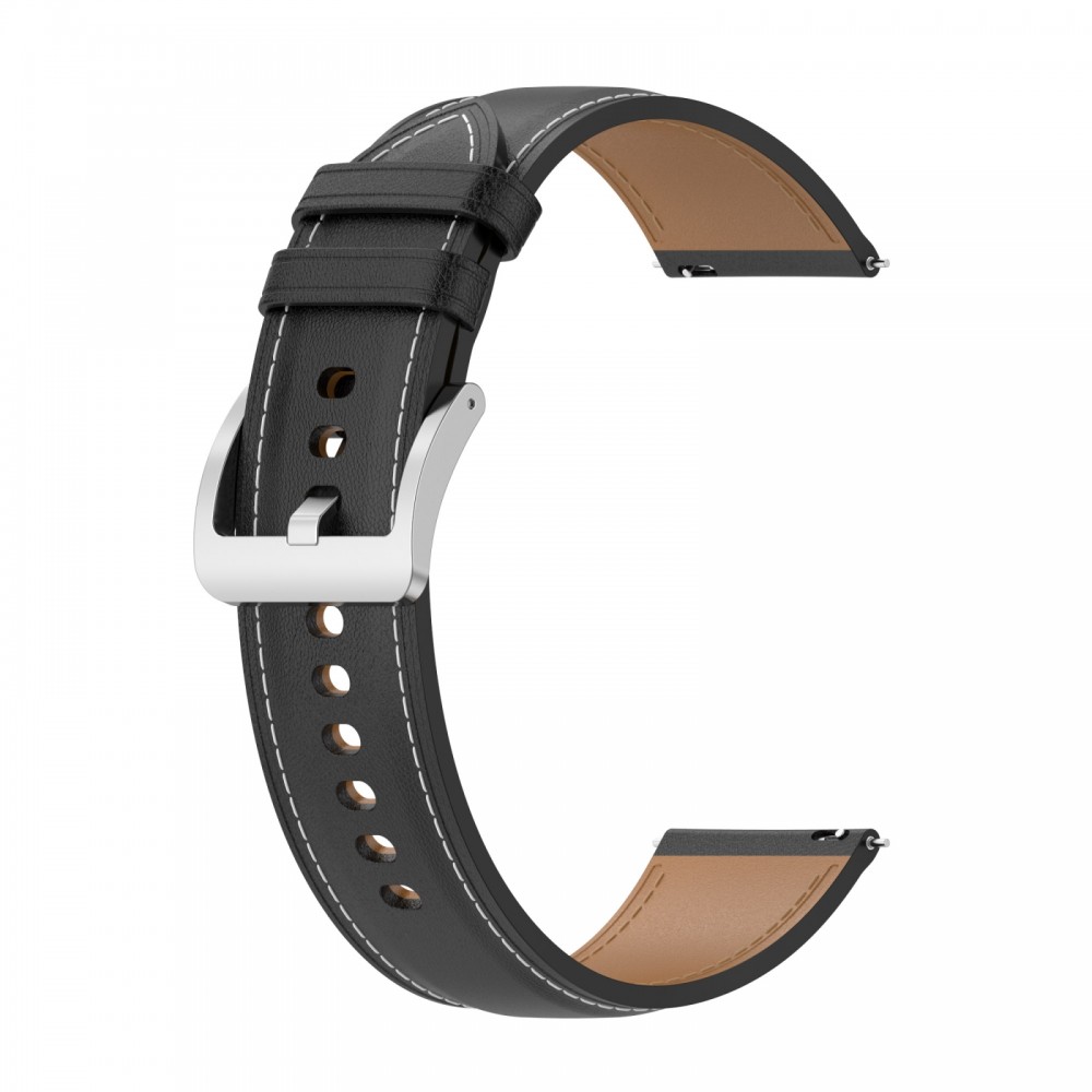 רצועה לשעון - Huawei Watch GT 3 42mm עשוי מ - עור בצבע - שחור