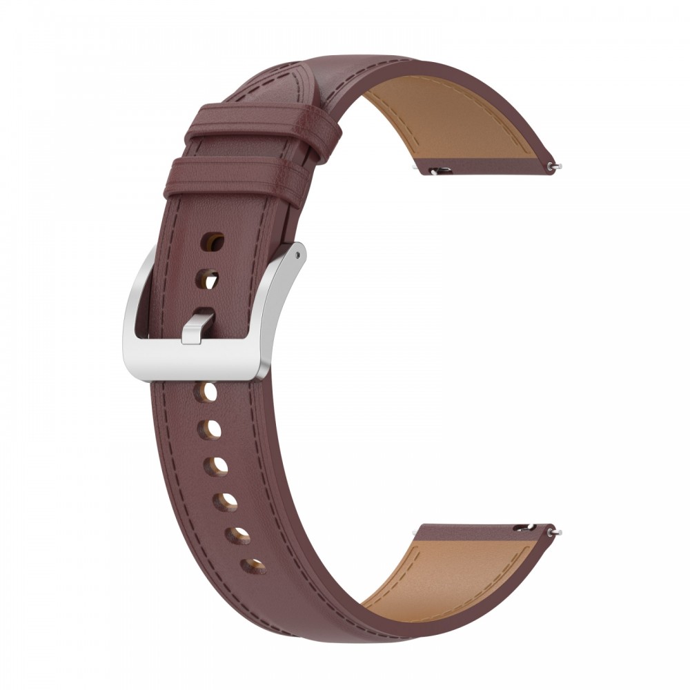 רצועה לשעון - Huawei Watch GT 3 42mm עשוי מ - עור בצבע - חום כהה