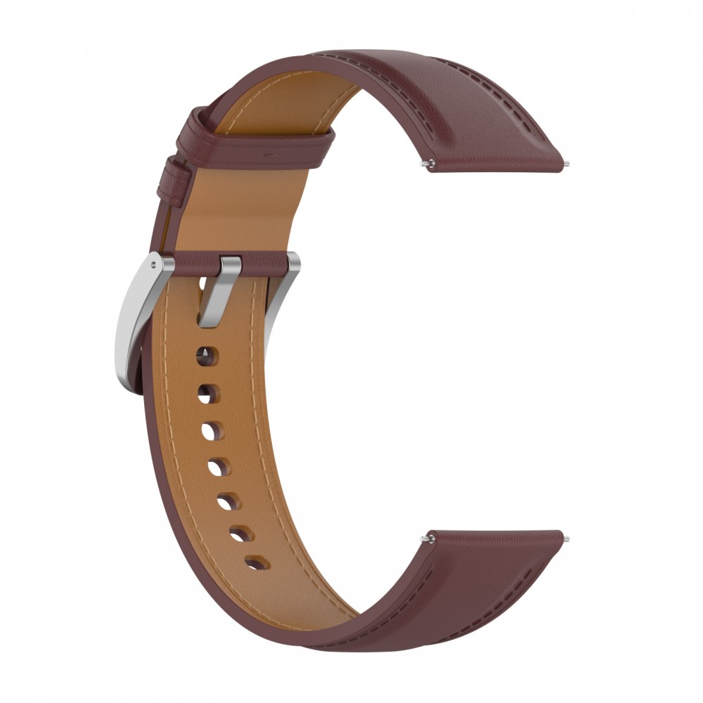 רצועה לשעון - Huawei Watch GT 3 42mm עשוי מ - עור בצבע - חום כהה