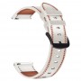 רצועה לשעון - Huawei Watch GT 3 46mm עשוי מ - עור בצבע - לבן