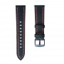 רצועה לשעון - Huawei Watch GT 3 46mm עשוי מ - עור בצבע - שחור