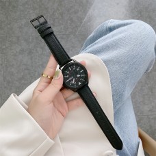 רצועה לשעון - Samsung Galaxy Watch Active2 44mm עשוי מ - עור בצבע - שחור