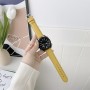 רצועה לשעון - Samsung Galaxy Watch Active2 44mm עשוי מ - עור בצבע - צהוב
