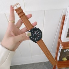 רצועה לשעון - Samsung Galaxy Watch Active2 44mm עשוי מ - עור בצבע - חום