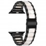 רצועה לשעון - Apple Watch Series 9 41mm עשוי מ - מתכת בצבע - לבן שחור