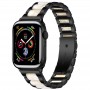 רצועה לשעון - Apple Watch Series 9 41mm עשוי מ - מתכת בצבע - לבן שחור