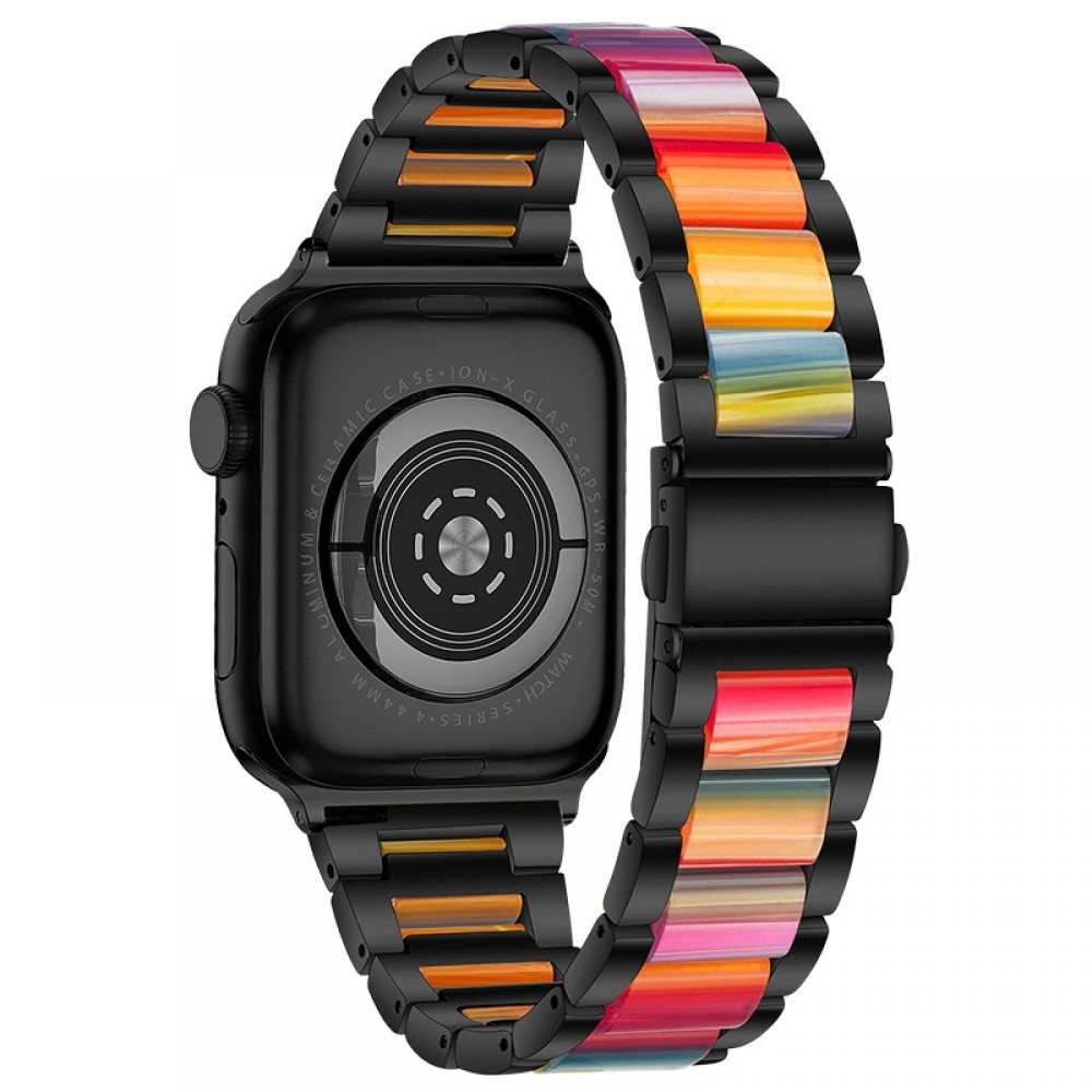 רצועה לשעון - Apple Watch Series 9 41mm עשוי מ - מתכת בצבע - שחור