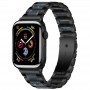 רצועה לשעון - Apple Watch Series 9 41mm עשוי מ - מתכת בצבע - כחול שחור