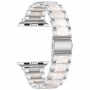 רצועה לשעון - Apple Watch Series 9 41mm עשוי מ - מתכת בצבע - כסף לבן