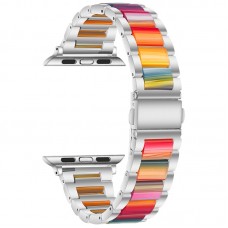 רצועה לשעון - Apple Watch Series 9 41mm עשוי מ - מתכת בצבע - צבע כסוף