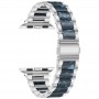 רצועה לשעון - Apple Watch Series 9 41mm עשוי מ - מתכת בצבע - כחול כסף