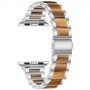 רצועה לשעון - Apple Watch Series 9 41mm עשוי מ - מתכת בצבע - חום כסף