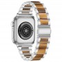 רצועה לשעון - Apple Watch Series 9 41mm עשוי מ - מתכת בצבע - חום כסף