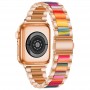 רצועה לשעון - Apple Watch Series 9 41mm עשוי מ - מתכת בצבע - צבע זהב ורד