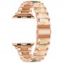 רצועה לשעון - Apple Watch Series 9 41mm עשוי מ - מתכת בצבע - ורוד ורוד זהב