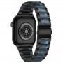 רצועה לשעון - Apple Watch Ultra 2 49mm עשוי מ - מתכת בצבע - כחול שחור