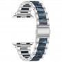 רצועה לשעון - Apple Watch Ultra 2 49mm עשוי מ - מתכת בצבע - כחול כסף