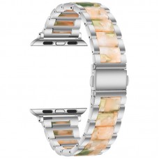 רצועה לשעון - Apple Watch Ultra 2 49mm עשוי מ - מתכת בצבע - ורוד כסף