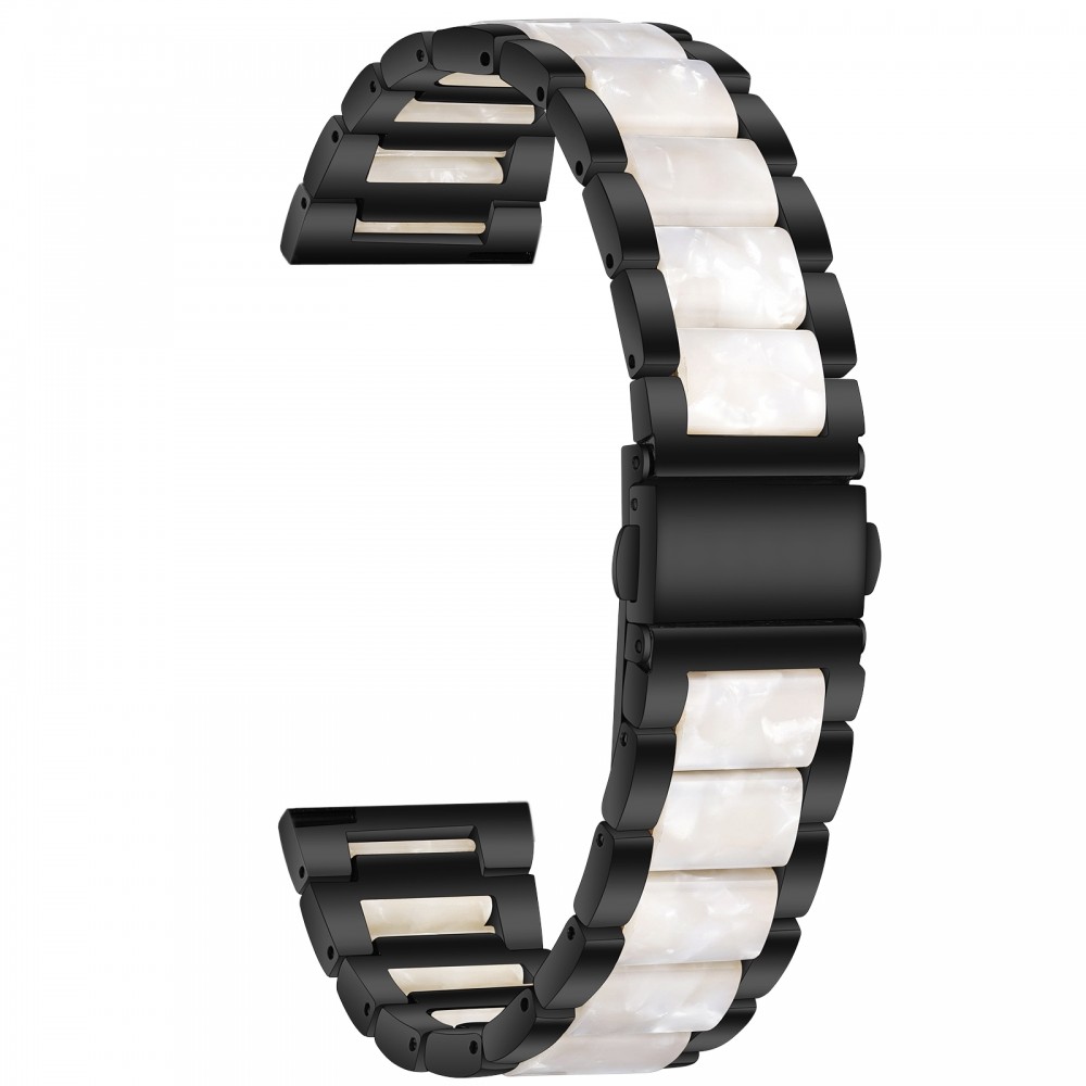 רצועה לשעון - Huawei Watch GT 3 42mm עשוי מ - מתכת בצבע - לבן שחור
