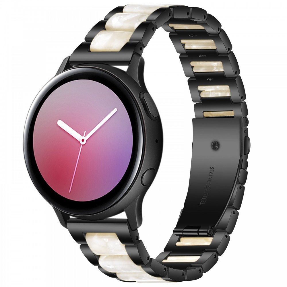 רצועה לשעון - Huawei Watch GT 3 42mm עשוי מ - מתכת בצבע - לבן שחור