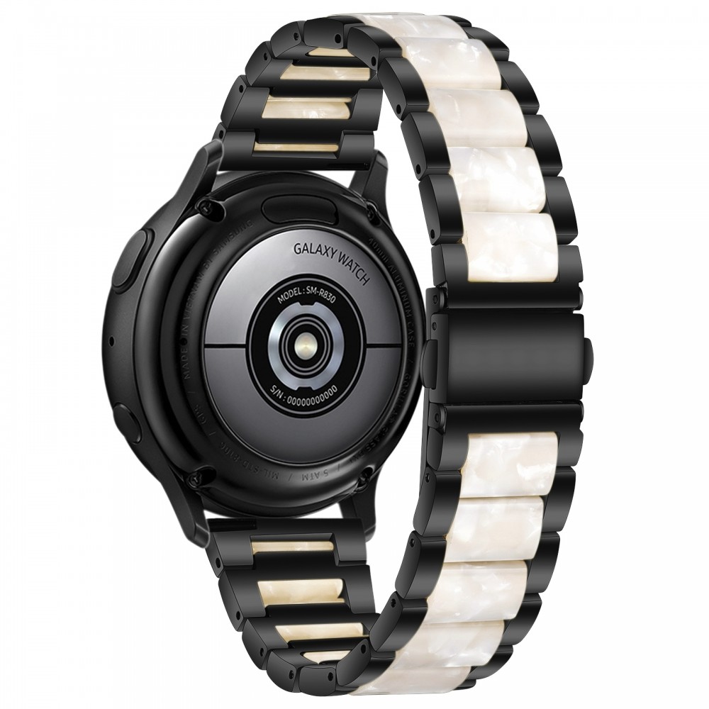 רצועה לשעון - Huawei Watch GT 3 42mm עשוי מ - מתכת בצבע - לבן שחור