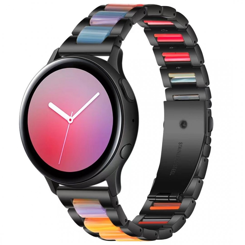 רצועה לשעון - Huawei Watch GT 3 42mm עשוי מ - מתכת בצבע - שחור