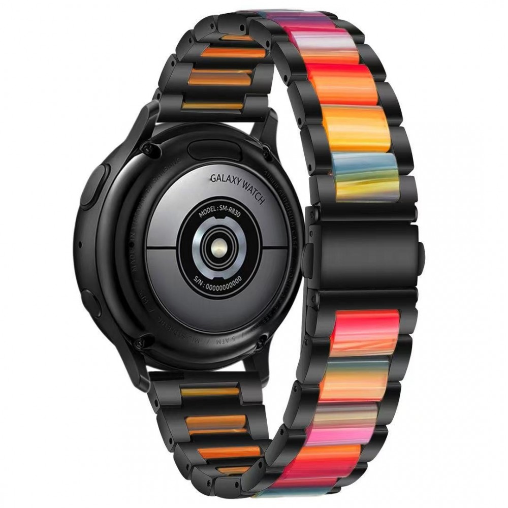 רצועה לשעון - Huawei Watch GT 3 42mm עשוי מ - מתכת בצבע - שחור