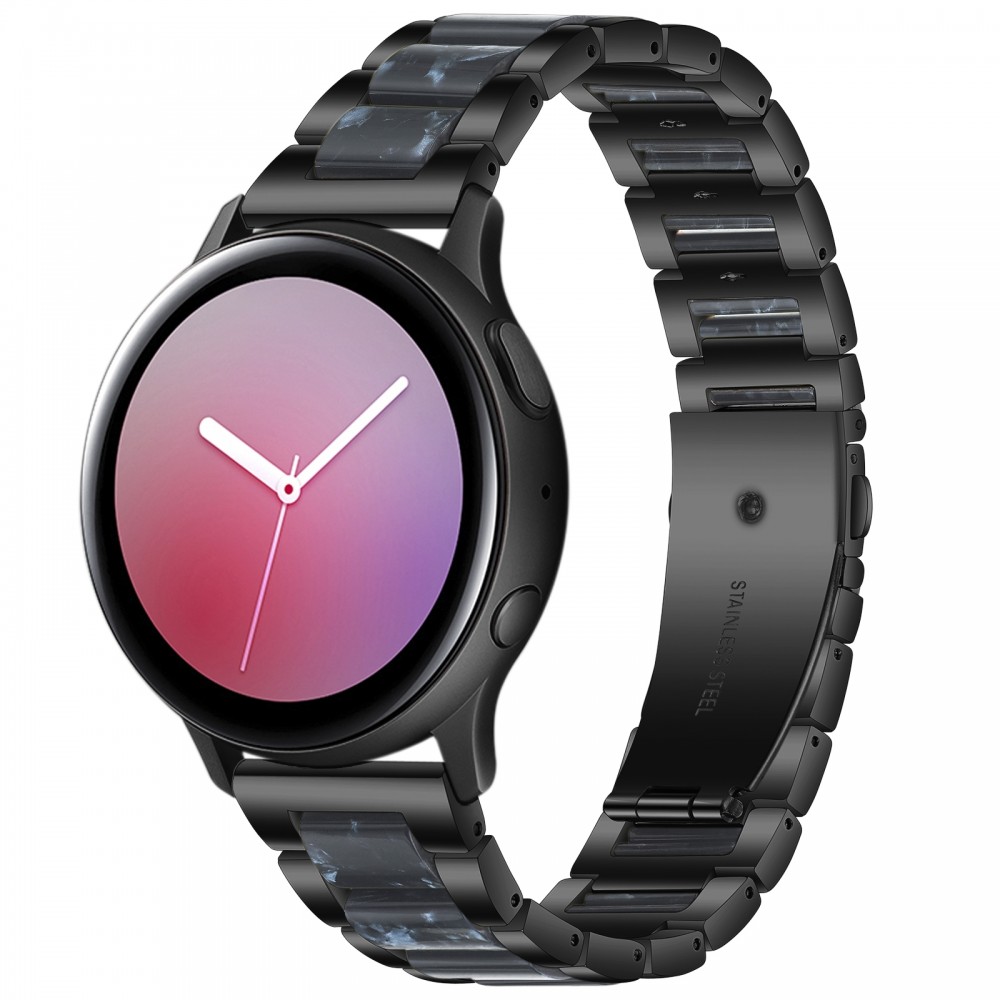רצועה לשעון - Huawei Watch GT 3 42mm עשוי מ - מתכת בצבע - כחול שחור