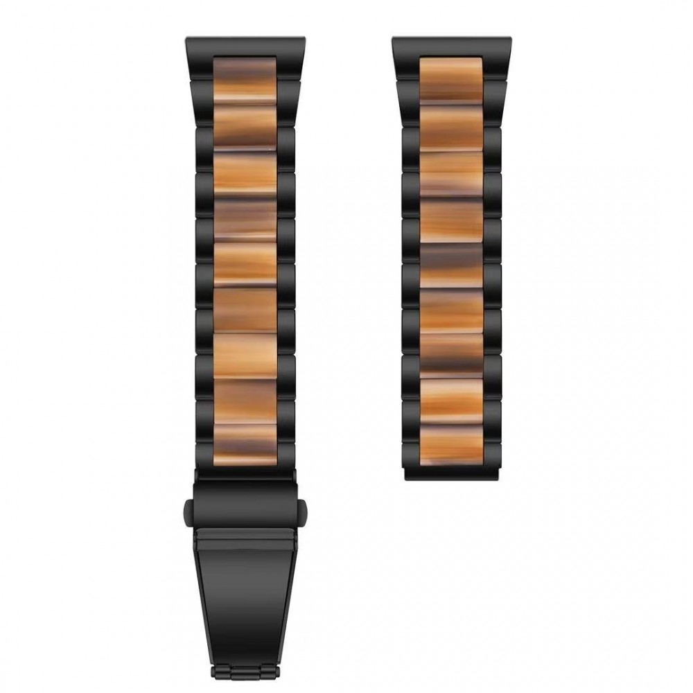 רצועה לשעון - Huawei Watch GT 3 42mm עשוי מ - מתכת בצבע - חום שחור