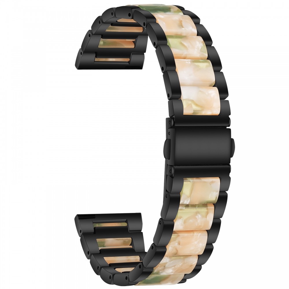 רצועה לשעון - Huawei Watch GT 3 42mm עשוי מ - מתכת בצבע - ורוד שחור