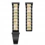 רצועה לשעון - Huawei Watch GT 3 42mm עשוי מ - מתכת בצבע - ורוד שחור