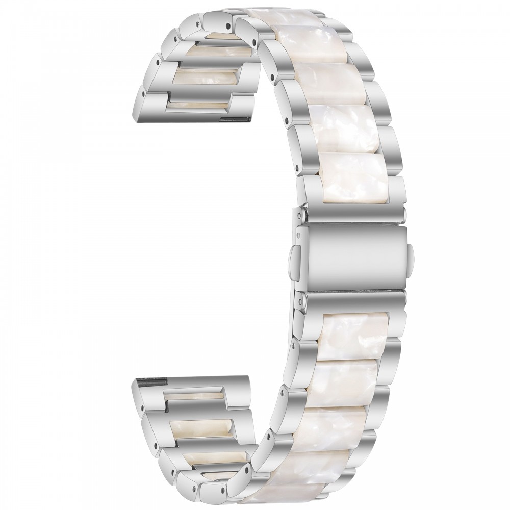רצועה לשעון - Huawei Watch GT 3 42mm עשוי מ - מתכת בצבע - כסף לבן