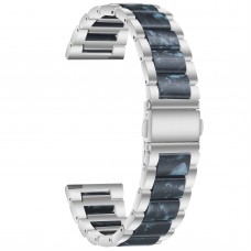 רצועה לשעון - Huawei Watch GT 3 42mm עשוי מ - מתכת בצבע - כחול כסף