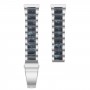 רצועה לשעון - Huawei Watch GT 3 42mm עשוי מ - מתכת בצבע - כחול כסף