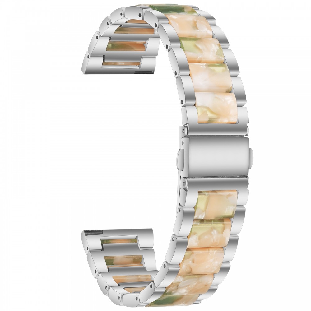 רצועה לשעון - Huawei Watch GT 3 42mm עשוי מ - מתכת בצבע - ורוד כסף