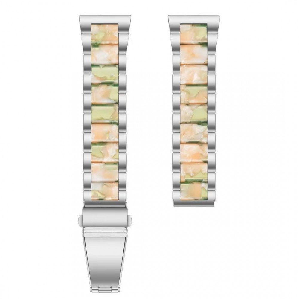רצועה לשעון - Huawei Watch GT 3 42mm עשוי מ - מתכת בצבע - ורוד כסף