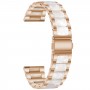 רצועה לשעון - Huawei Watch GT 3 42mm עשוי מ - מתכת בצבע - לבן ורד זהב לבן