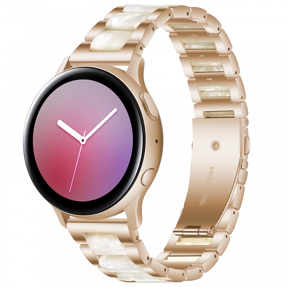 רצועה לשעון - Huawei Watch GT 3 42mm עשוי מ - מתכת בצבע - לבן ורד זהב לבן