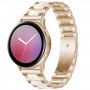 רצועה לשעון - Huawei Watch GT 3 42mm עשוי מ - מתכת בצבע - לבן ורד זהב לבן