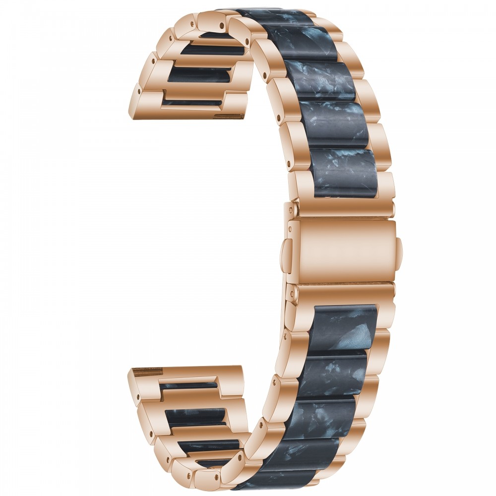 רצועה לשעון - Huawei Watch GT 3 42mm עשוי מ - מתכת בצבע - ורד זהב כחול