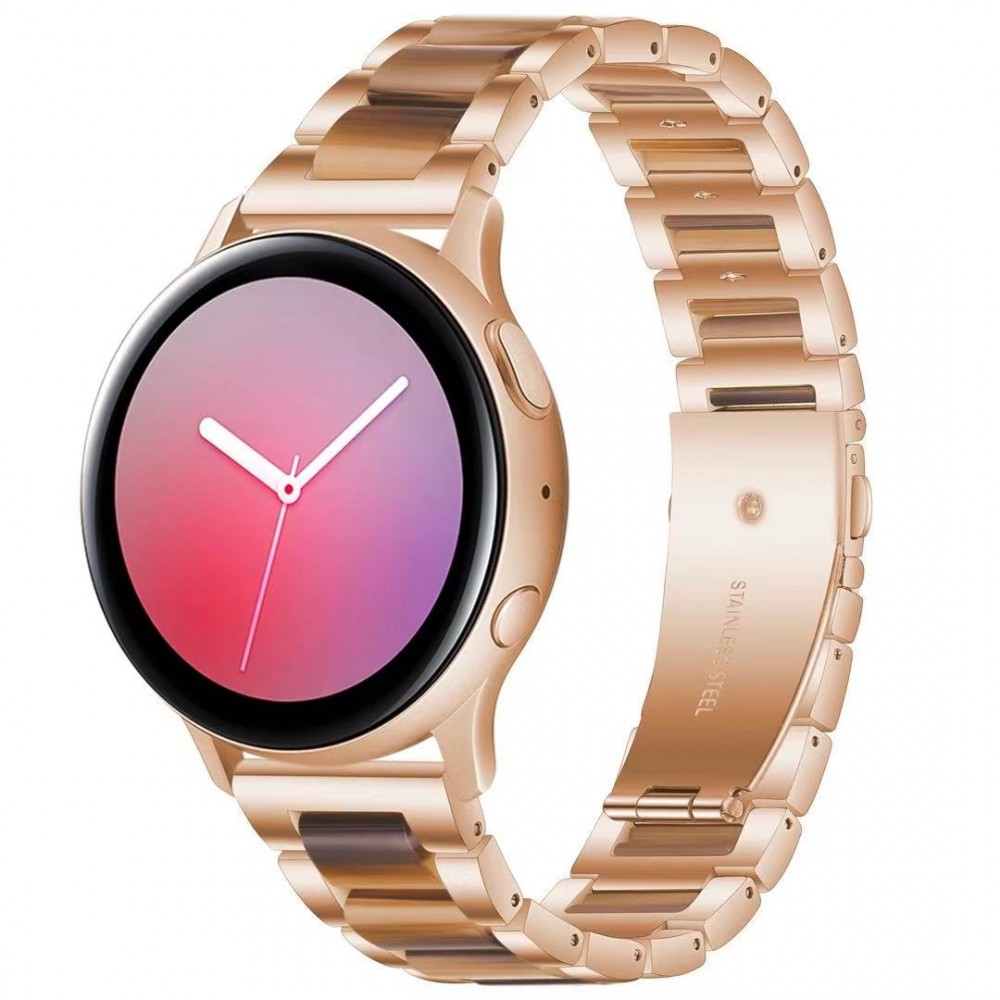 רצועה לשעון - Huawei Watch GT 3 42mm עשוי מ - מתכת בצבע - ורד זהב חום