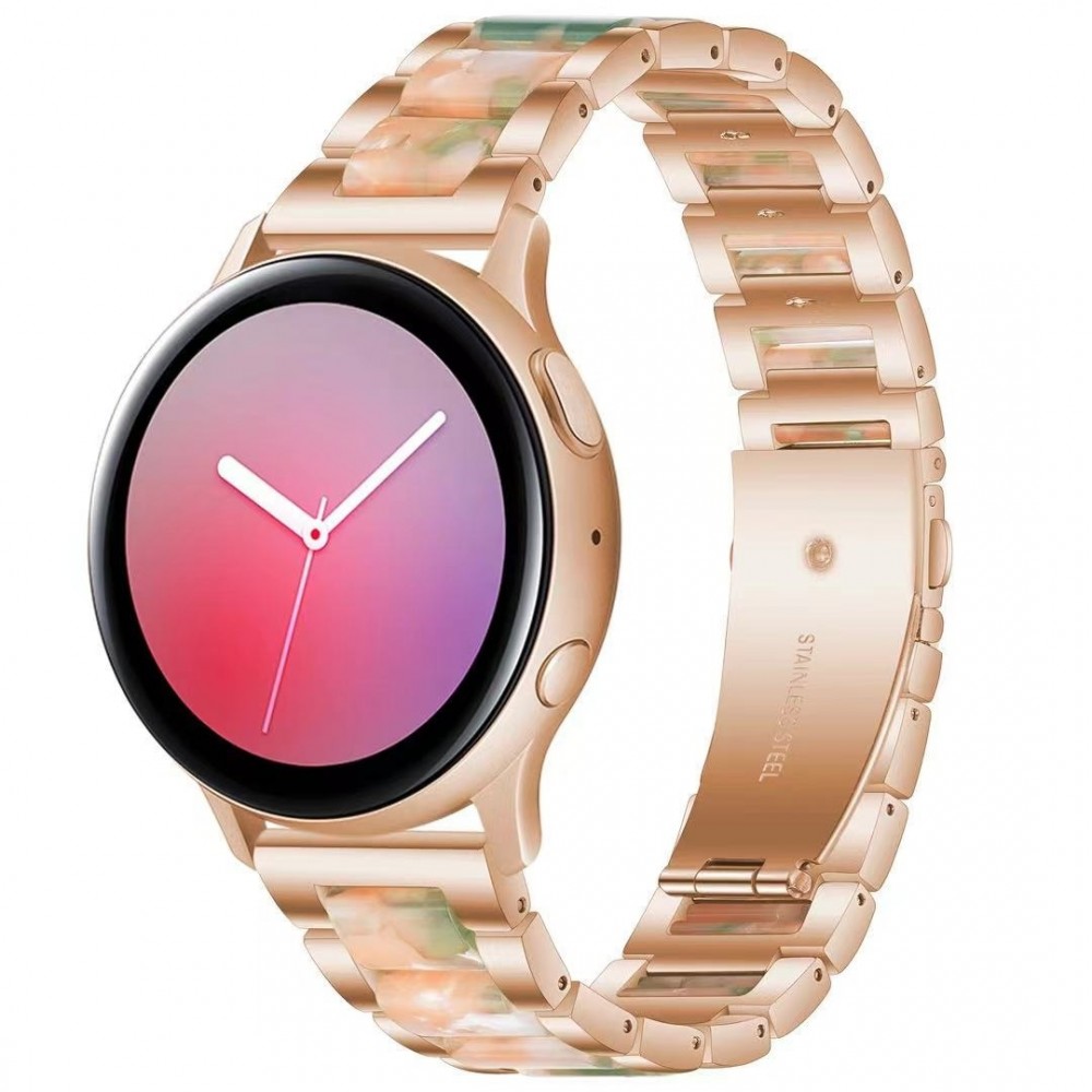 רצועה לשעון - Huawei Watch GT 3 42mm עשוי מ - מתכת בצבע - ורוד ורוד זהב